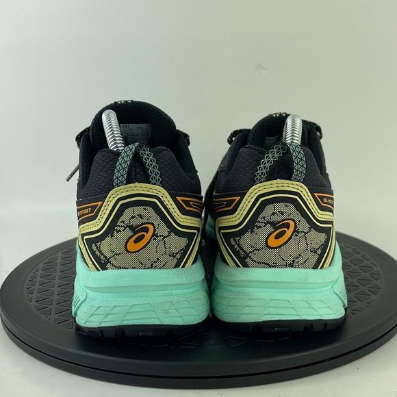 Asics Gel-Venture 7 Black/Green Running Shoes 1012A477 Women's Size 9 Wide - Picture 6 of 12